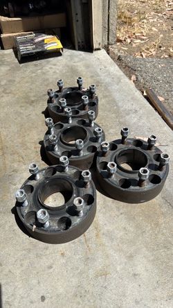2 inch spacers, 6 lug