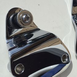 Harley detachable backrest docking hardware