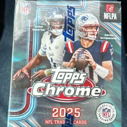 Topps Chrome Football 2025 blaster box