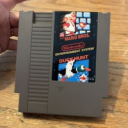 Nintendo NES Mario Bros / Duck Hunt Cargridge 