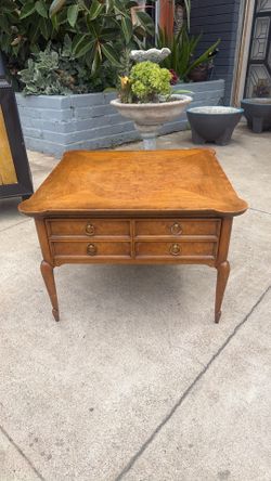 Mastercraft solid wood side table