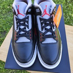 Jordan 3 black cement size 10.5m