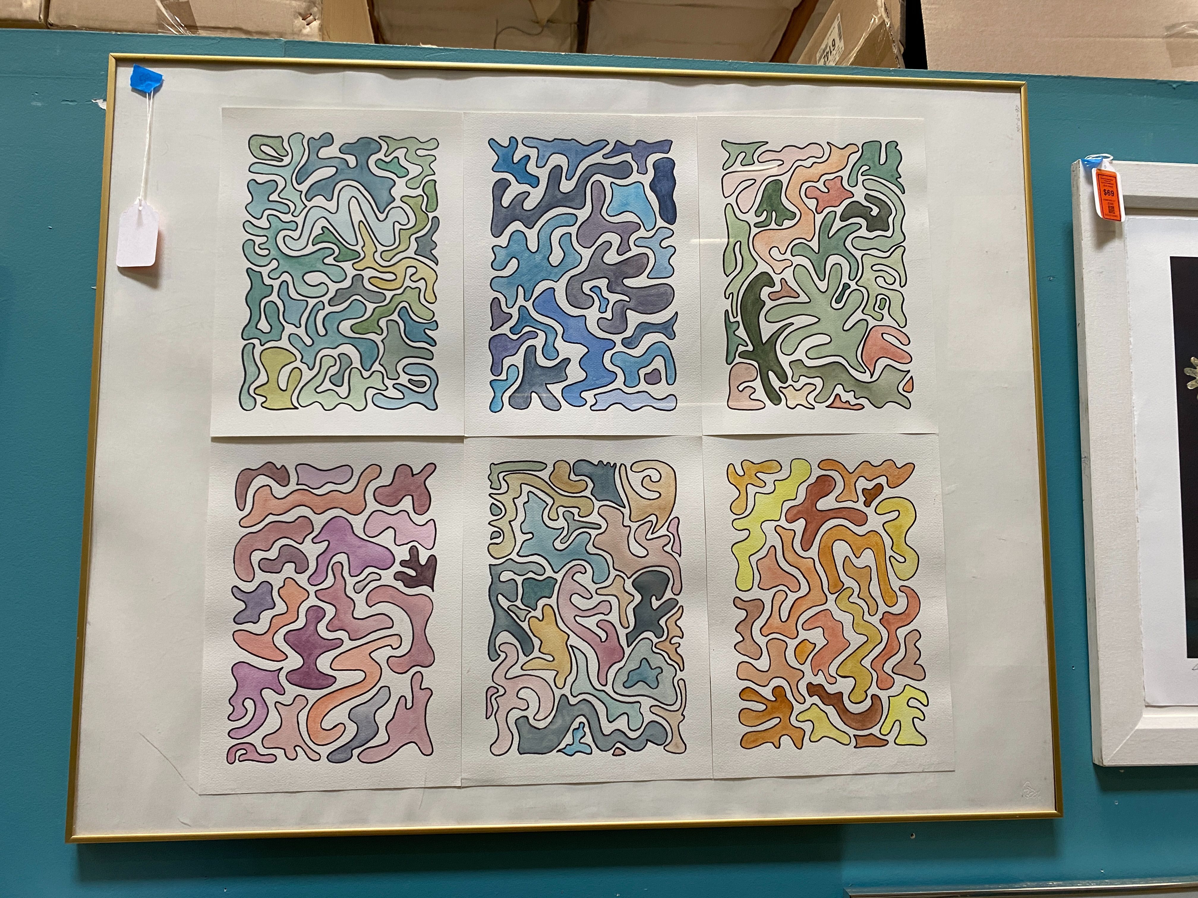Series of Abstract Color Paintings