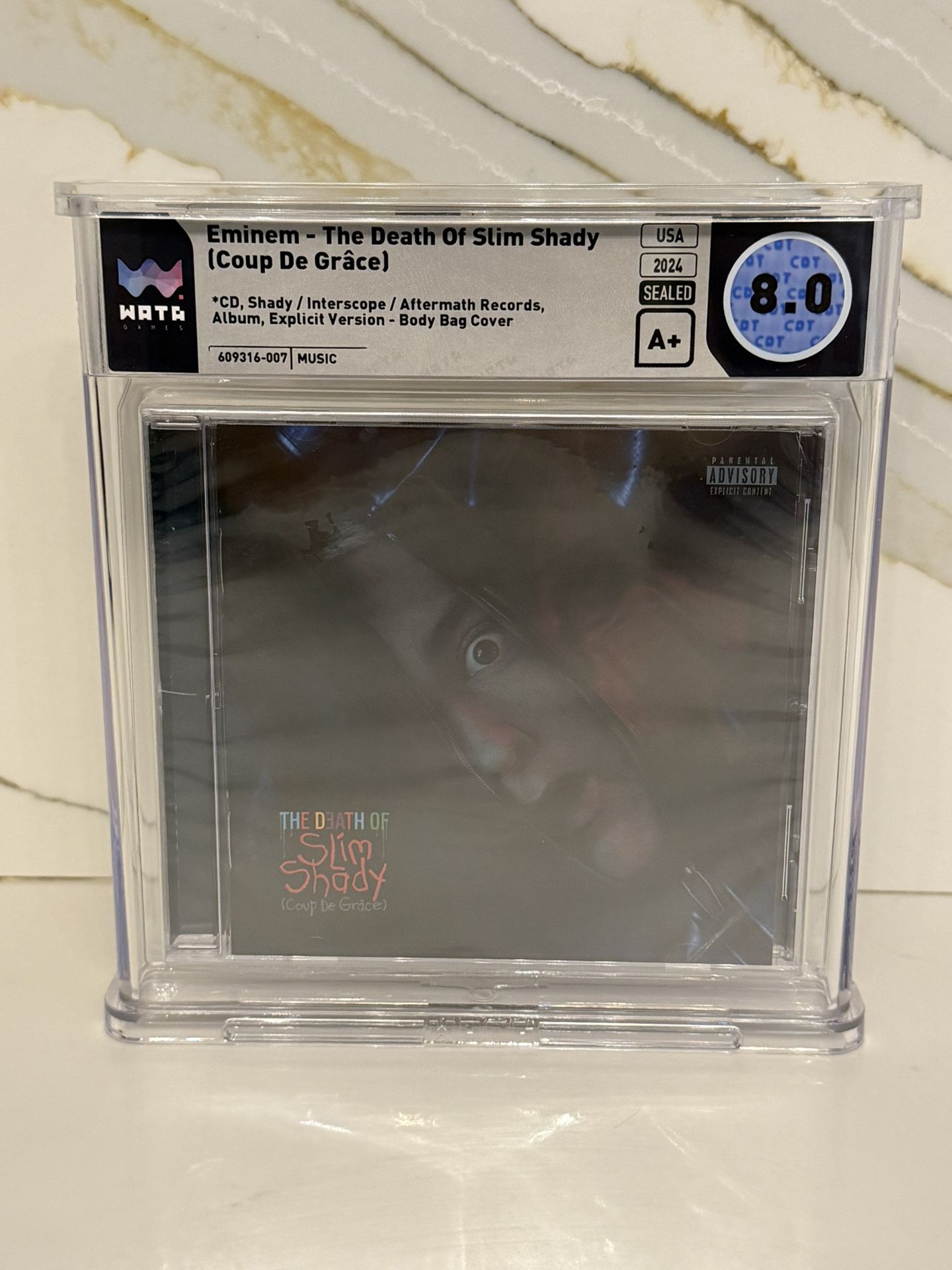 Sealed & Graded Eminem - The Death Of Slim Shady Wata 8.0 A+