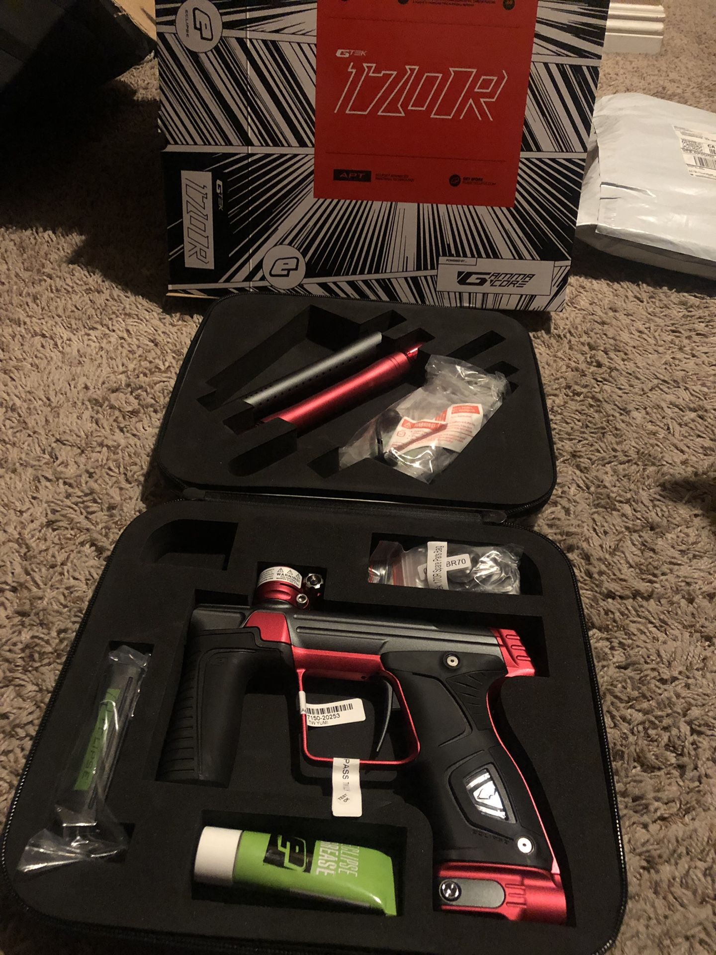 BNIB Eclipse GTEK 170r Grey/Red Paintball Marker for Sale in CTY OF CMMRCE, CA OfferUp