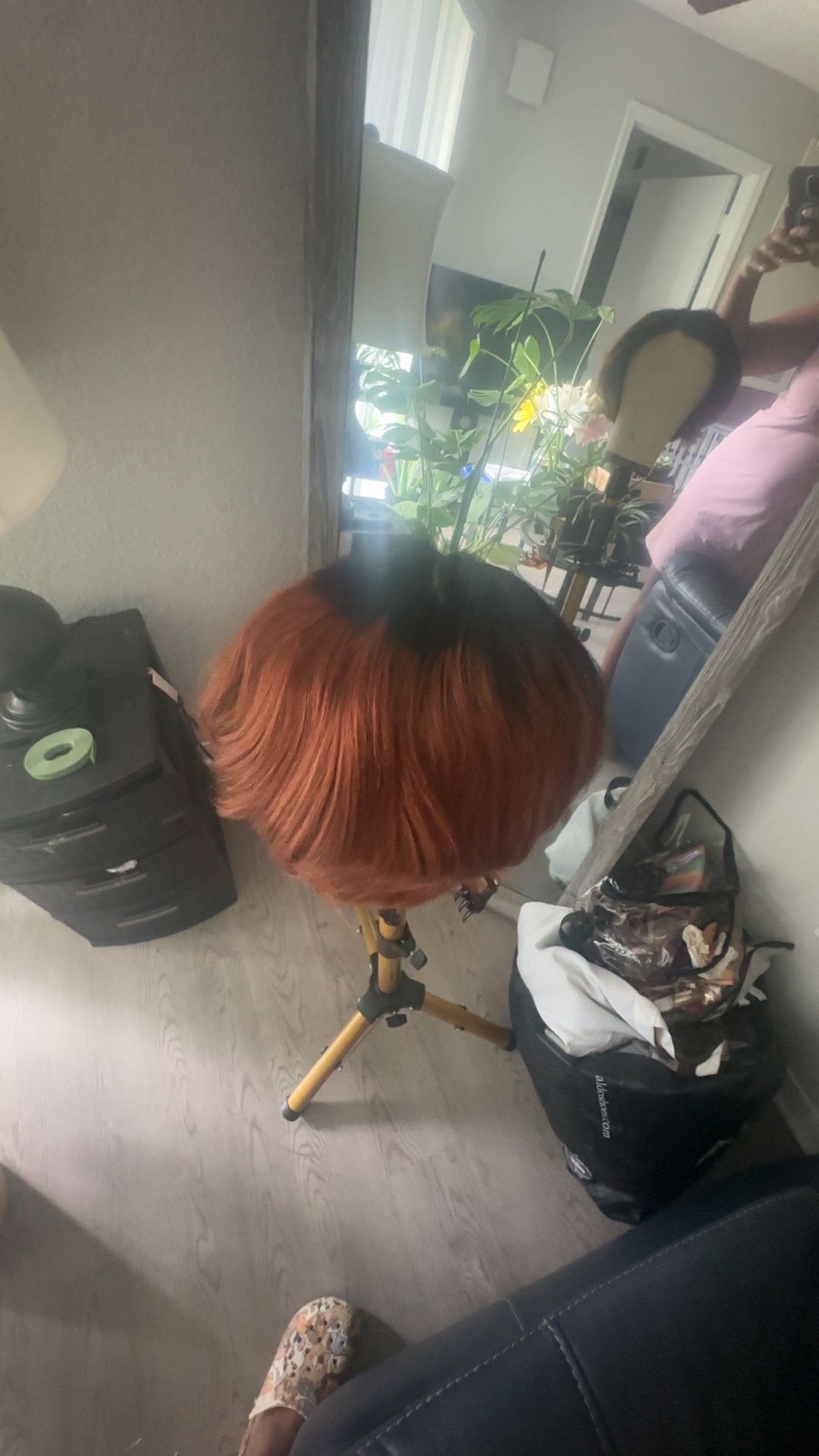 Pixie 6” Ginger Human Hair  Lace 