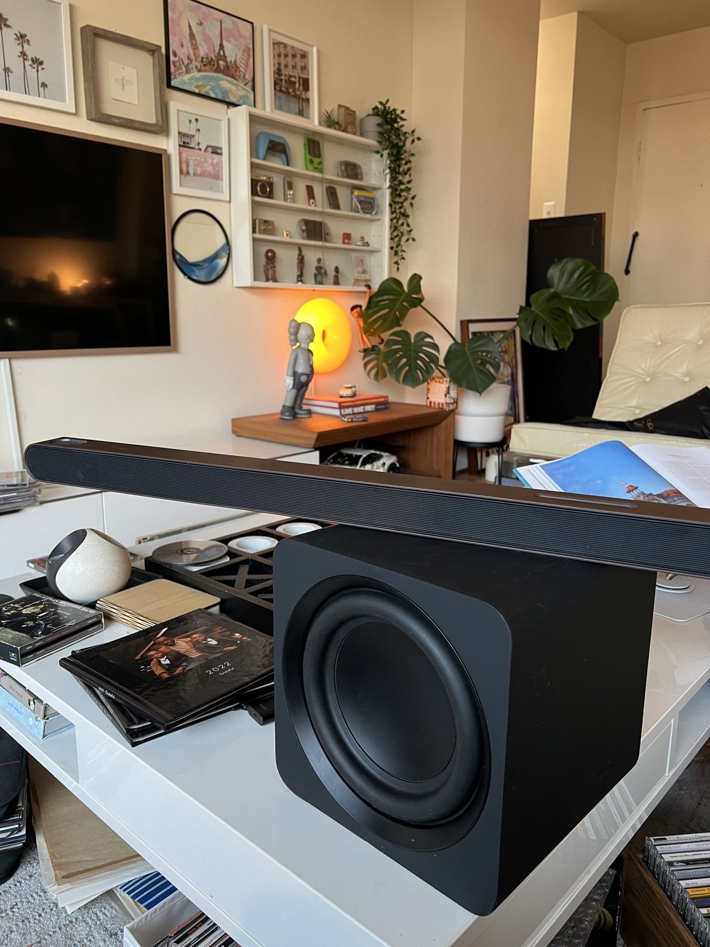 Samsung ultra thin hw-s800 soundbar w/ wireless subwoofer