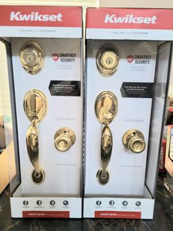 Kwikset SmartKey Front Entry Door Lock Set