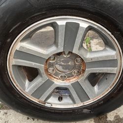 1 spare rim and tire F150