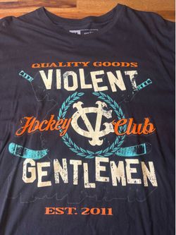 Violent Gentleman HOCKEY CLIB Men's Size XL