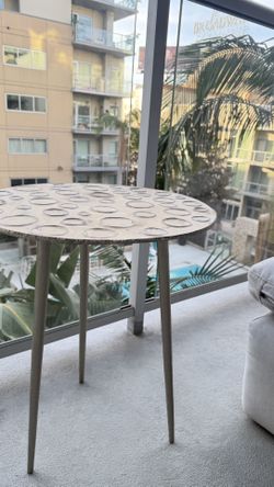 2 Metal Small Tables. $40 Each