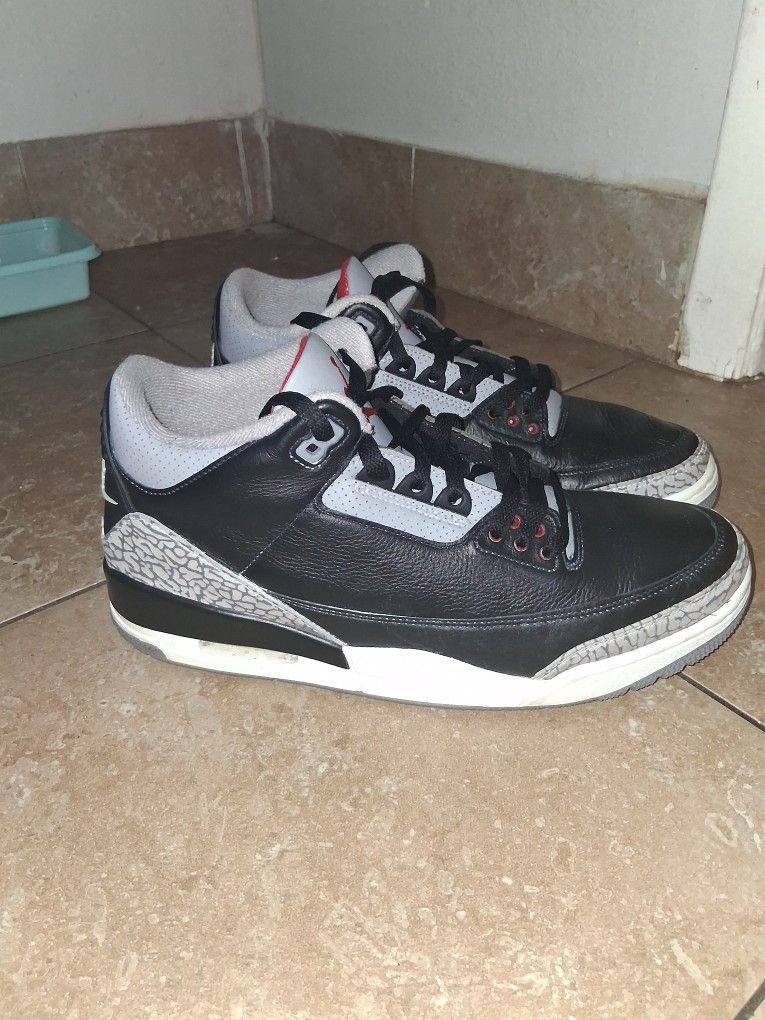 Size 11 - Jordan 3 Retro OG Mid Black Cement