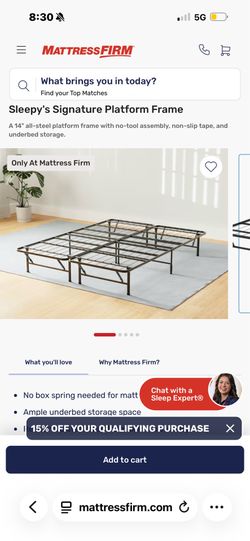 Metal bed frame size full