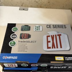 Two new exit signs