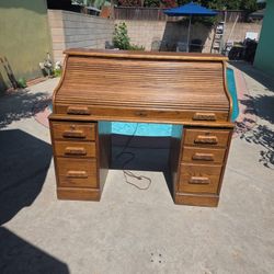 Vintage Roll Down Desk