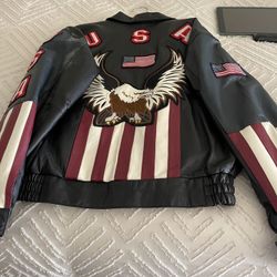 Wilson’s Leather Motorcycle Jacket 