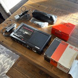 Sony TCM-5000EV Cassette Recorder Portable Player Audio Plus 3x Boxes Of Spare Parts