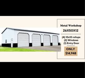 26x50x12 METAL BUILDING