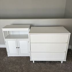 Dresser and bathroom vanity 