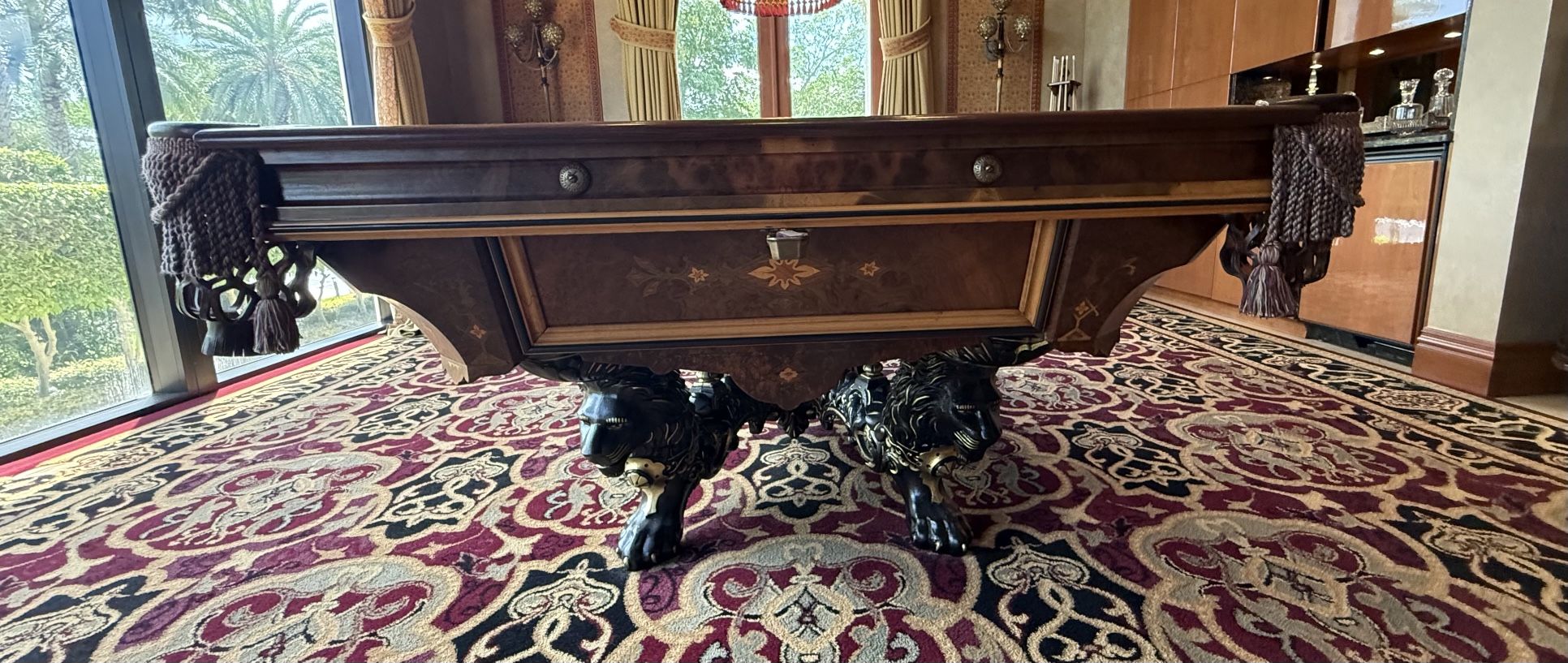 Antique Brunswick & Balke “The Monarch” Pool ( billiard) Table