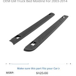GMC Sierra 2003-2014 OEM Bed Molding