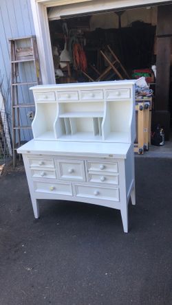 Dresser vanity desk solid wood