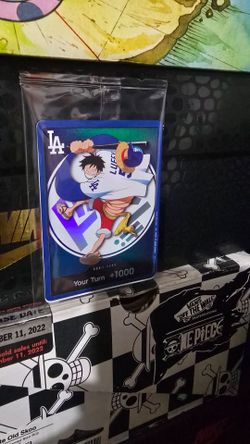 One piece Monkey D Luffy Dodgers card