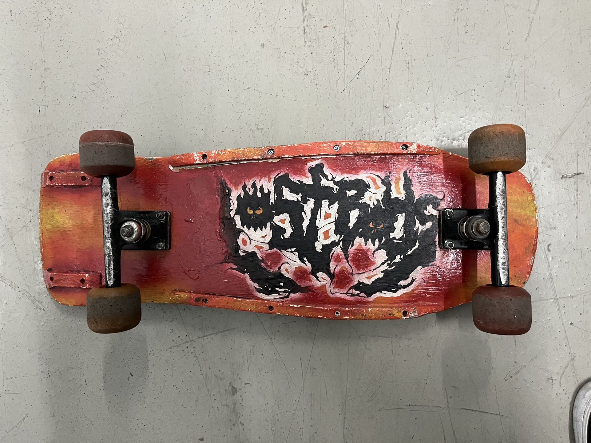 Vintage Mini Christian Hosoi Hammerhead Skateboard Complete