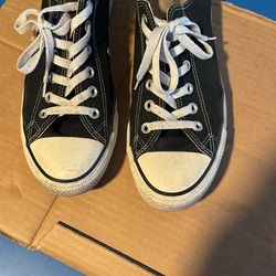 Converse Chuck Taylor Low Black Sz8