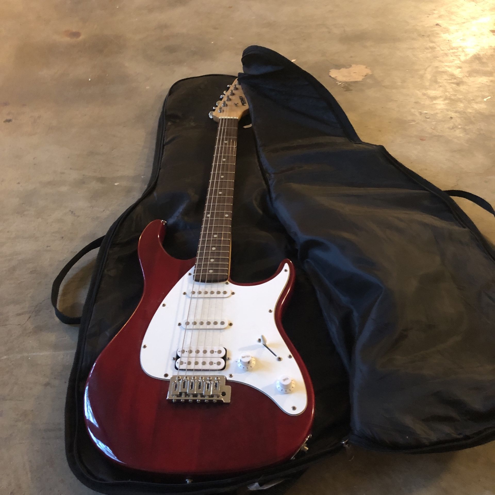 Red Peavey Raptor Guitar
