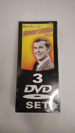 Here Is the Johnny Carson Show 3 DVD Set Factory Sealed Timeless Video Early TV