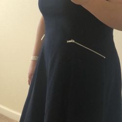 Tommy Hilfiger Navy Blue A-line Dress Size 12, New/Vestido Azul Nuevo Talla 12