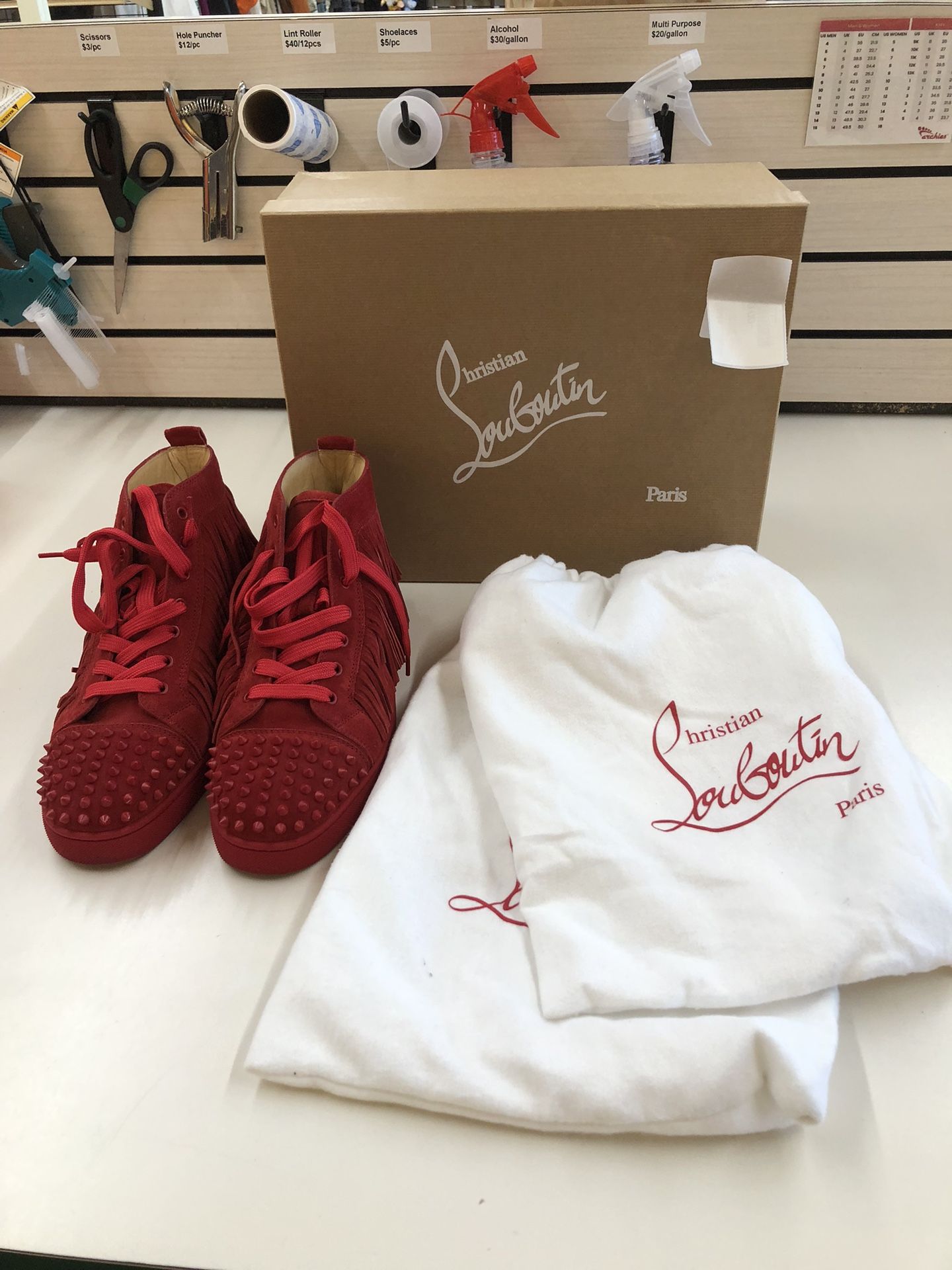 Red Bottoms Louboutin Size 10 Christian Louboutin Red Studded