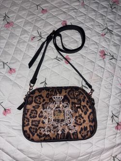 Juicy Couture Leopard Print Crossbody Bag