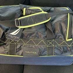 Nautica Duffle Bag New With Tags Navy / Bright Green