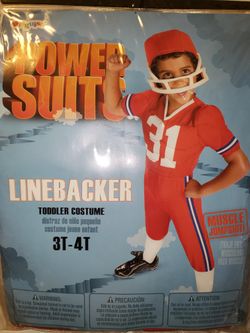 Toddler Muscle Linebacker Halloween Costume 