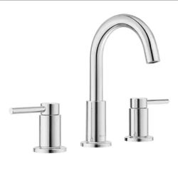 Glacier Bay
Dorind 8 in. Widespread Double-Handle High-Arc Bathroom Faucet in Polished Chrome