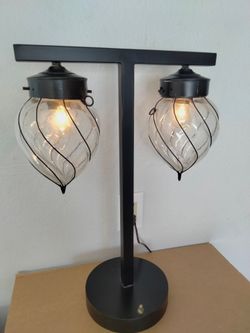 CUSTOM MADE TABLE LAMP ---- $50