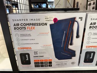 Sharper Image Air Compression Boots Flex Leg Recovery System