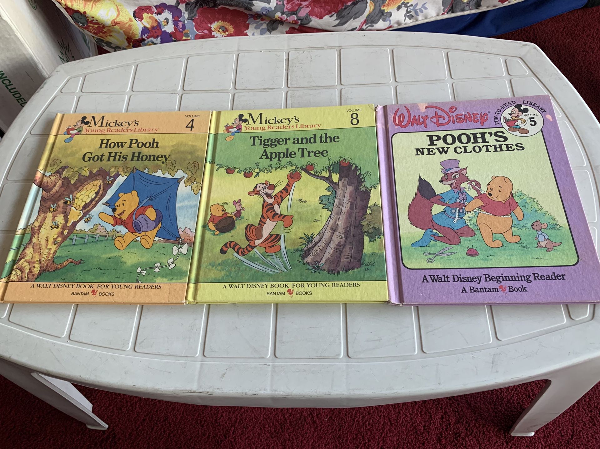 Winnie the Pooh 3 Assorted Bantan Books for $5