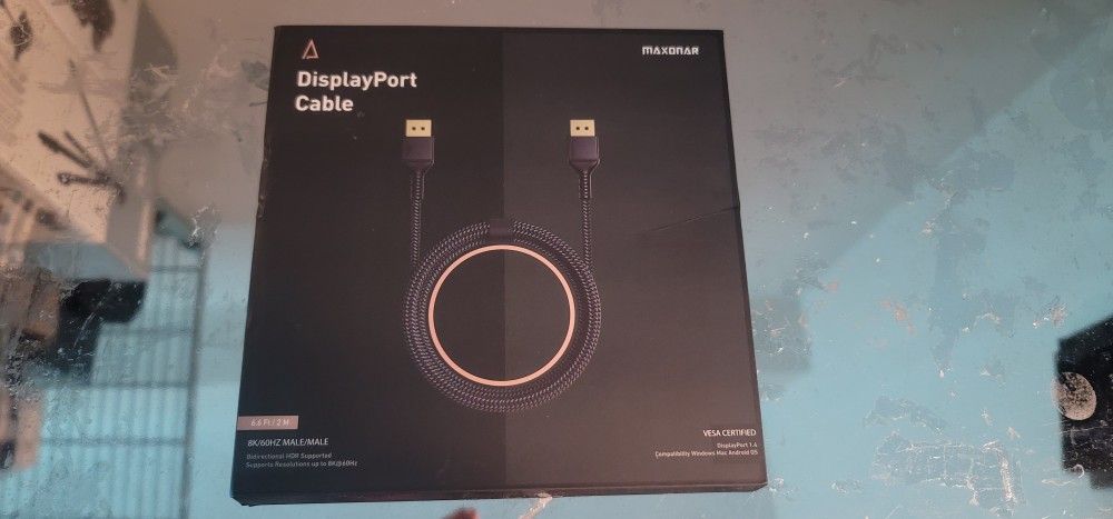 DisplayPort 6.6ft Male/Male 1.4 HDMI Cable