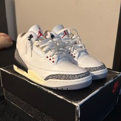 Jordan 3 White Cement Reimagined Size 10 