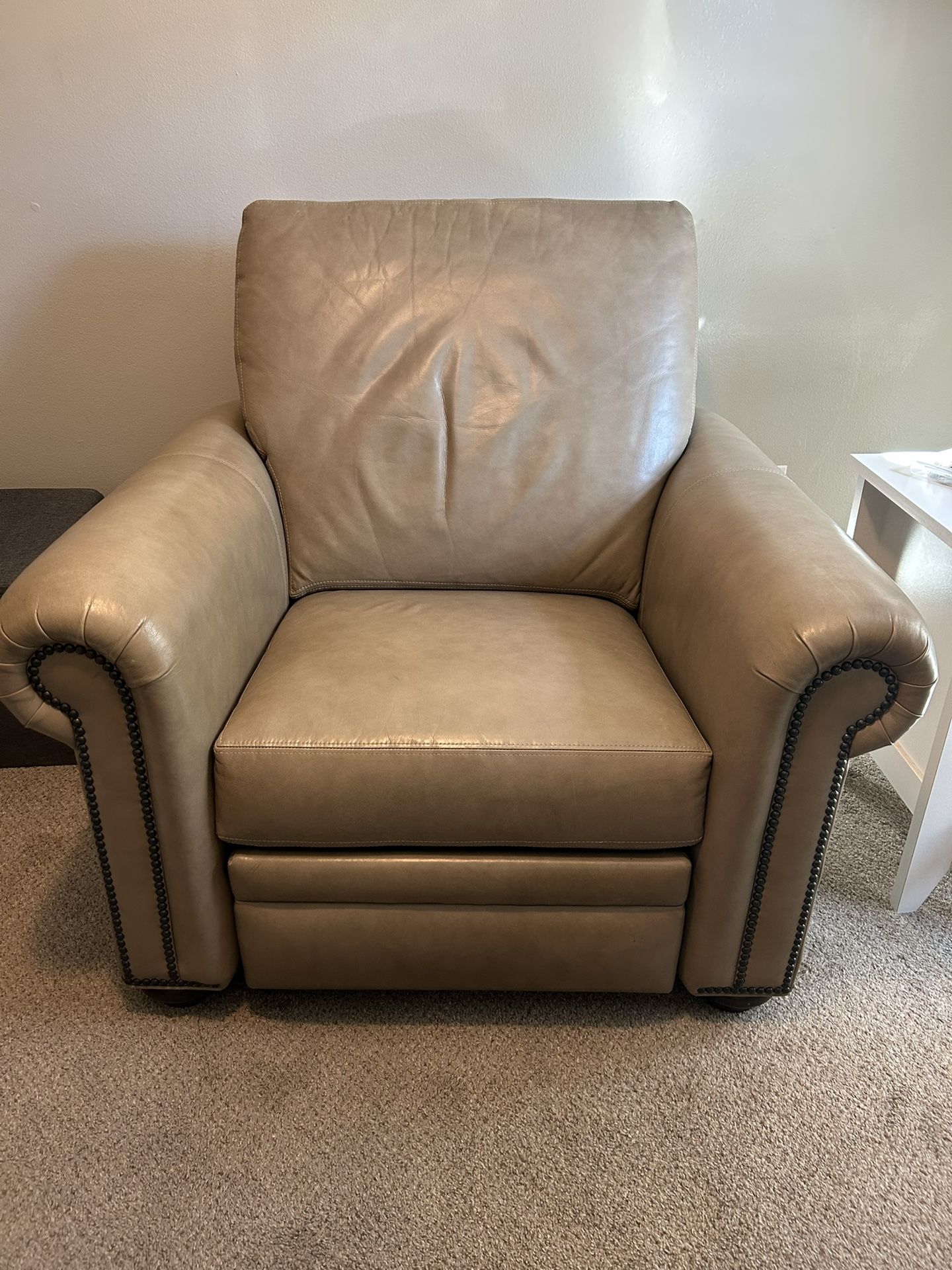Ethan Allen Leather Recliner