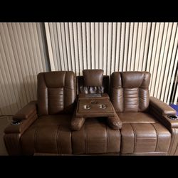 Leather couch