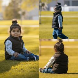 Kenneth Cole Reaction Black Puffy Baby Vest – Size 24M 