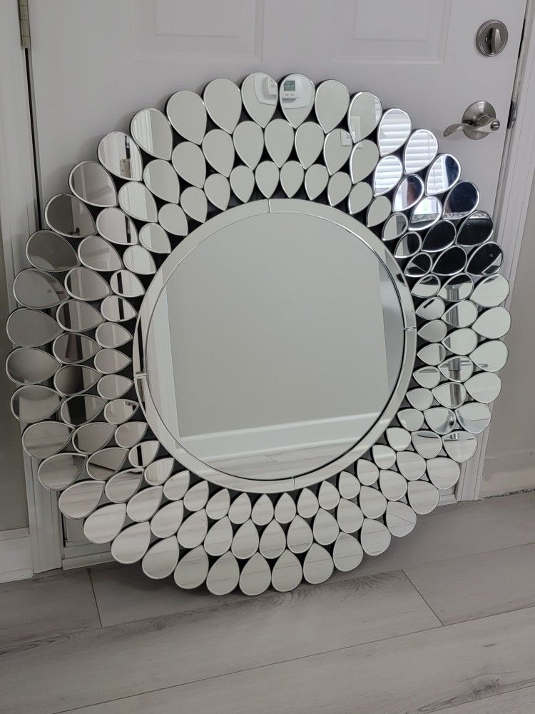 Beautiful Sunburst Teardrop MIRROR