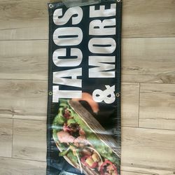 Food Banner For Tent 