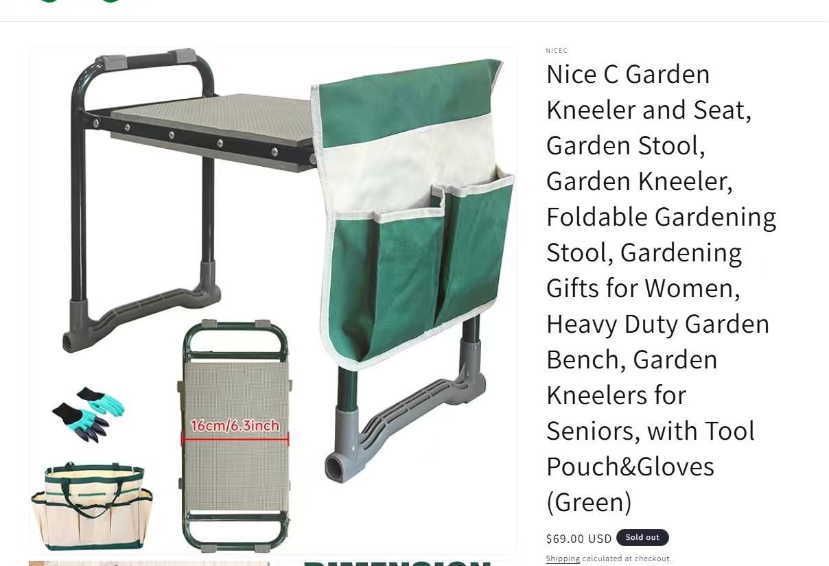 Liquidation Of Garden Kneeler