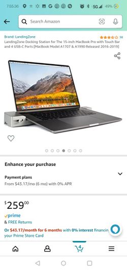Landing Zone 15" MacBook Dock With Power Supply