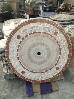 Concrete Patio Table Set